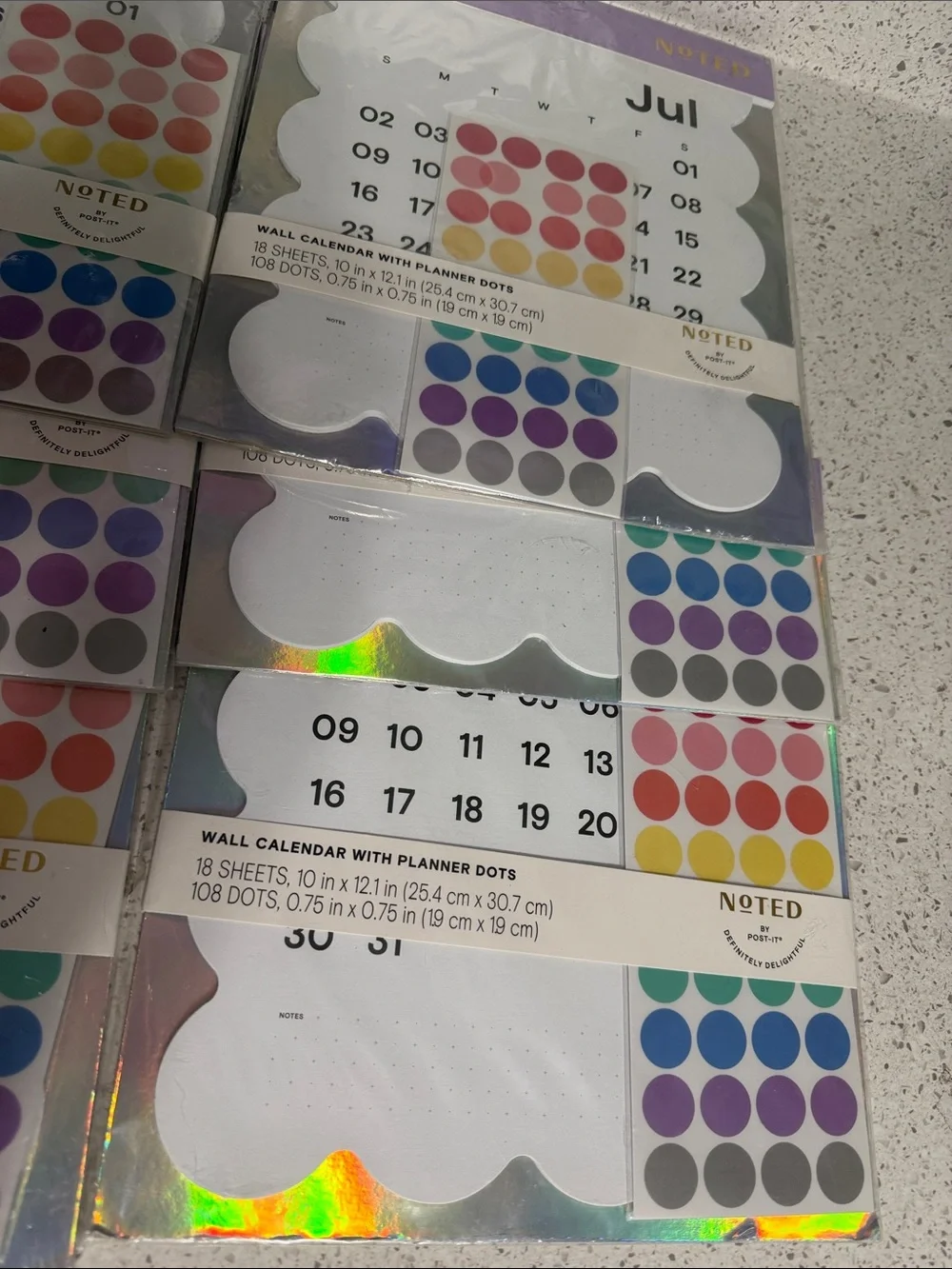 6 Noted 2021 Calendar & Planner Dotsw